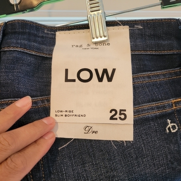 rag & bone NWT Dre low- Rise slim boyfriend size 25. - Picture 5 of 11